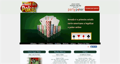 Desktop Screenshot of clubedopoker.com